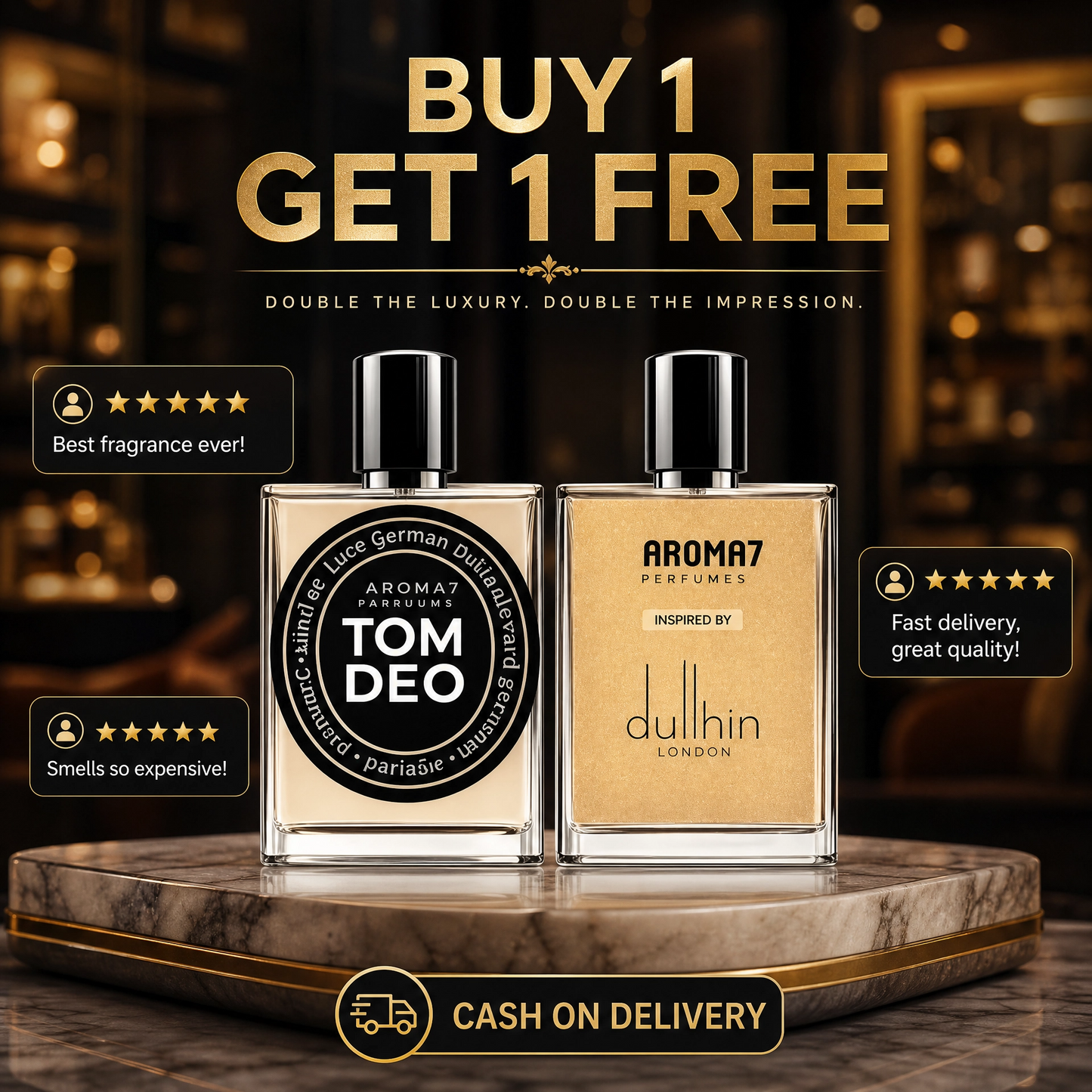 Dullhin LONDON and Tom Deo Luxurious Perfume Combo